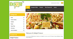 Desktop Screenshot of delightproduct.com